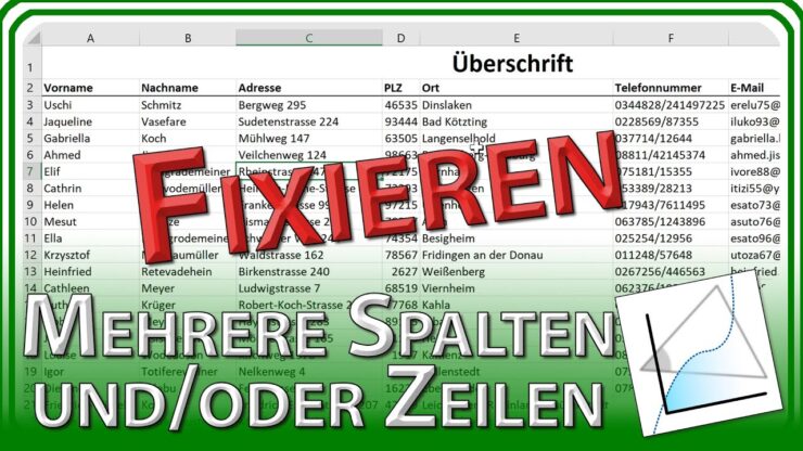 Excel mehrere Zeilen fixieren: 5 Tipps für 2025, die helfen!