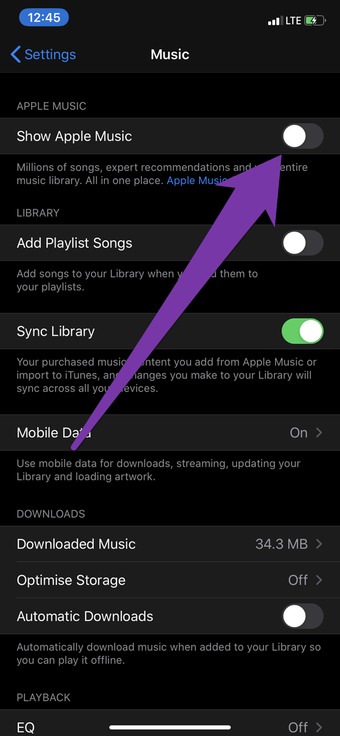 Napraw błąd czasu żądania muzyki Apple 03
